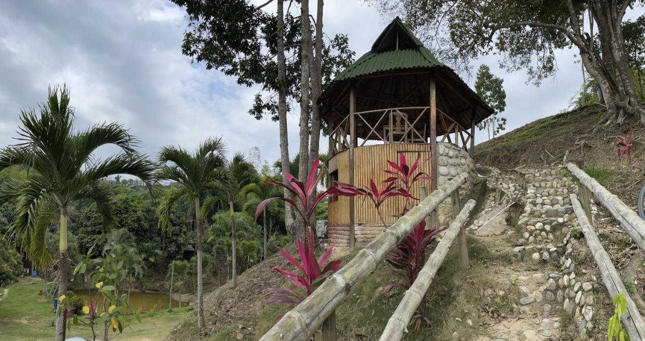 Ecohostal Palmares Del Rio Guachaca Dış mekan fotoğraf