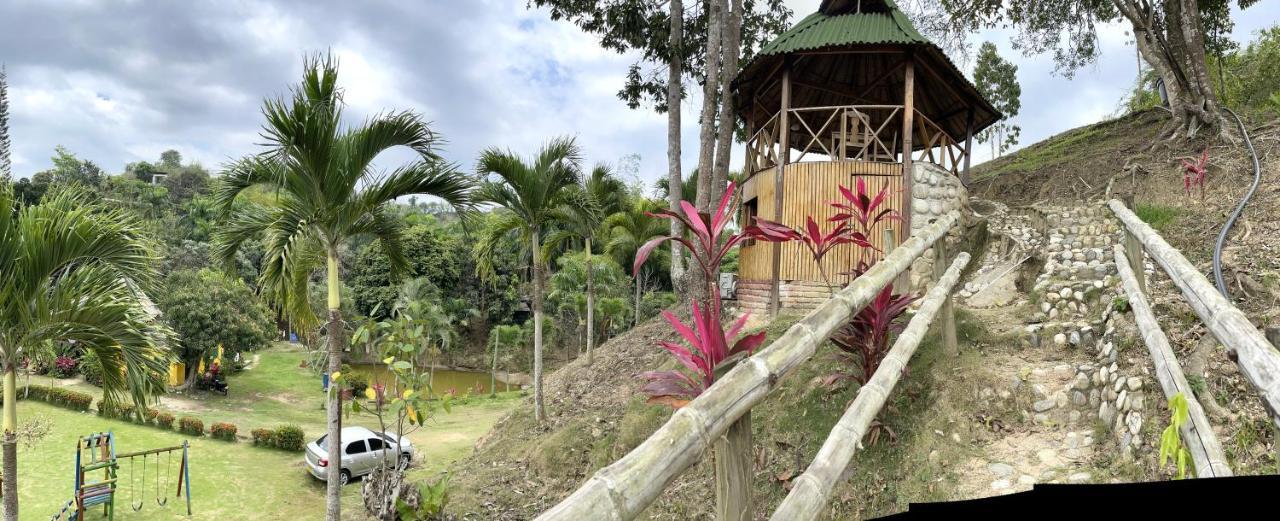 Ecohostal Palmares Del Rio Guachaca Dış mekan fotoğraf